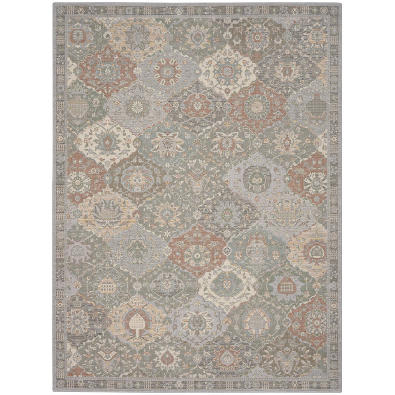 Oriental Indoor Rug, Rectangle 8'6" x 11'6"