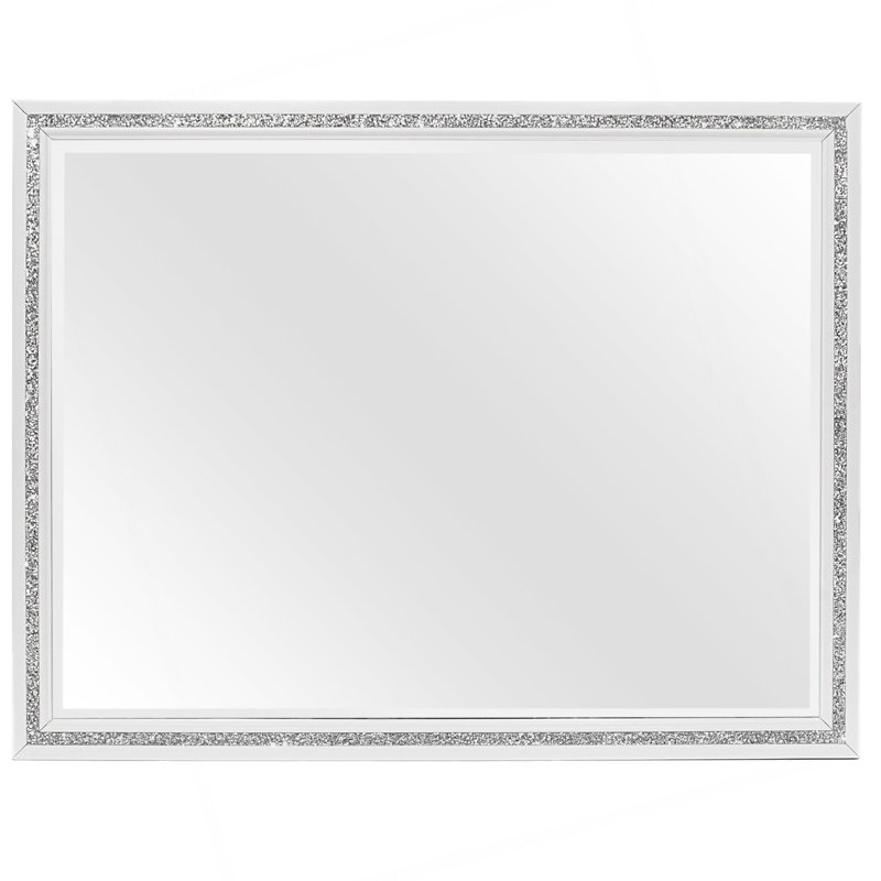ALMERA GLITTER WHITE MIRROR