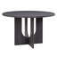 Ensemble de salle à manger rond 47,3 po avec 4 chaises rembourrées, ensemble de table de salle à manger moderne pour 4, ensemble de table de salle à manger 5 pièces pour salon, cuisine