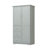 Tall And Wide Storage Cabinet With Doors For Bathroom/Office, Three Drawers, Grey-129524964