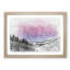 Purple Sky Over the Mountains in Abstract - Picture Frame Graphic Art Print-55765572-55765576