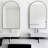 Arch Metal Wall Mirror-2101902770
