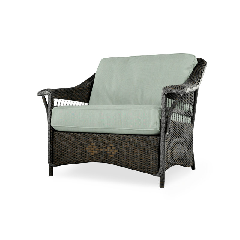 Nantucket Outdoor Lounge Chair, Kadogo Lake, Mink