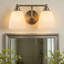 Éclairage pour meuble-lavabo transitionnel en forme de cloche fabriqué à la main-1662781850-1662781845