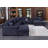 8-Person Chenille Sectional with Console and 2 Ottomans -1303107190