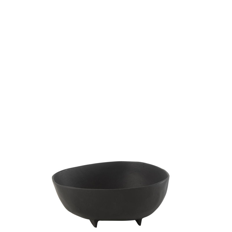 BOWL GOA ALUMINIUM BLACK LARGE