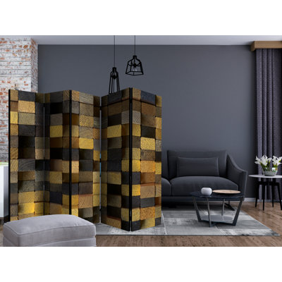 Browerville 172cm H Folding Room Divider