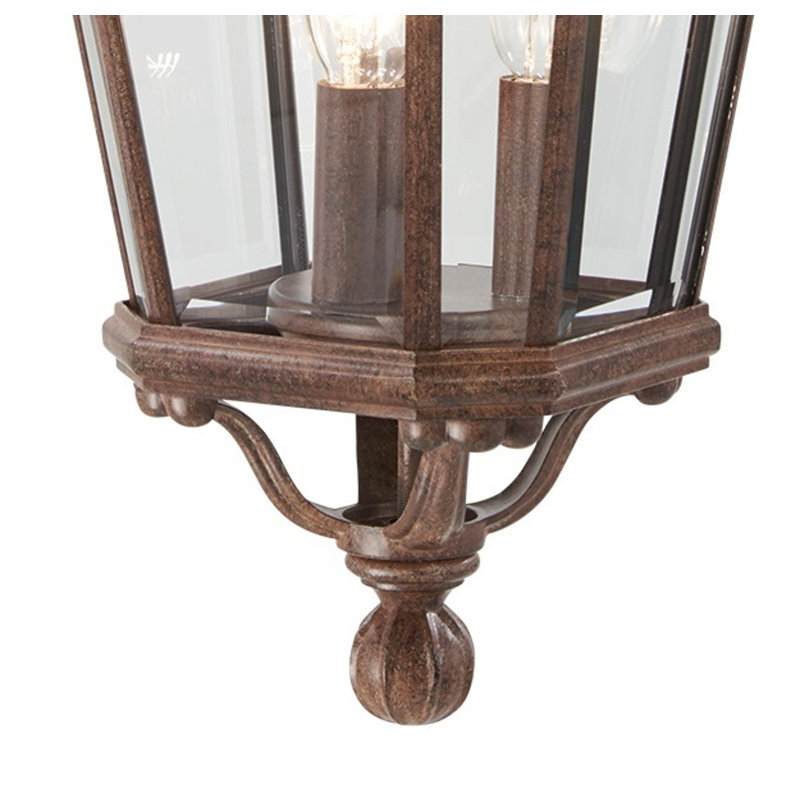 Jesusa Aluminum Wall Light, Vintage Rust