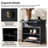 Elfine Traditional 28"W 1-Drawer Curved Front Solid End Tables with Pull-out Tray Set of 2-1737580900