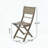 Positano 4-Piece Acacia Wood Folding Dining Chair Set