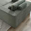 Comfortable Corduroy Sponge Sofa Lounge Chair with Removable Footrest for Relaxing and Enjoying Leisure Time at Home