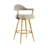 Dinora Modern Swivel Counter or Bar Height Bar Stool with Arms and Open Back in Fabric and Metal Frame-1385663086-1385663082