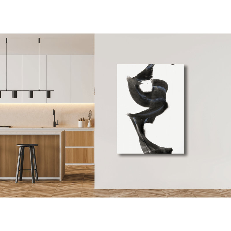 Silhouette I - Artist Enhanced Canvas Print, 40" H x 30" W x 1.5" D, Unframed Canvas