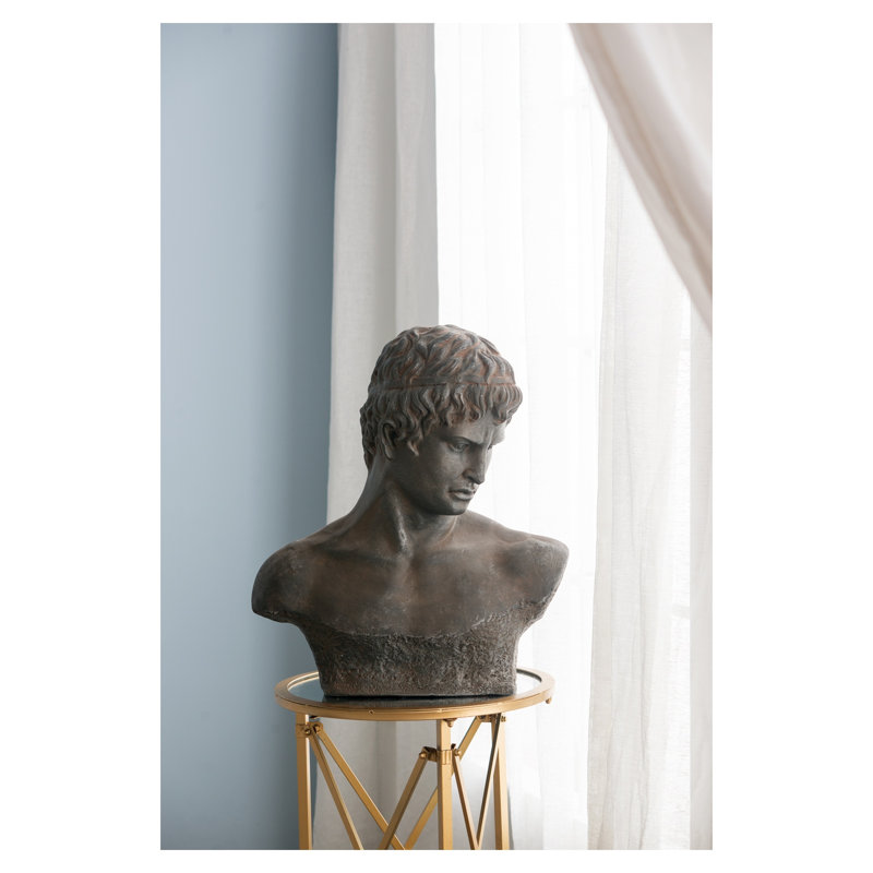 Buste d'Atticus, 48 ​​x 23 x 57 cm, sculpture classique antique