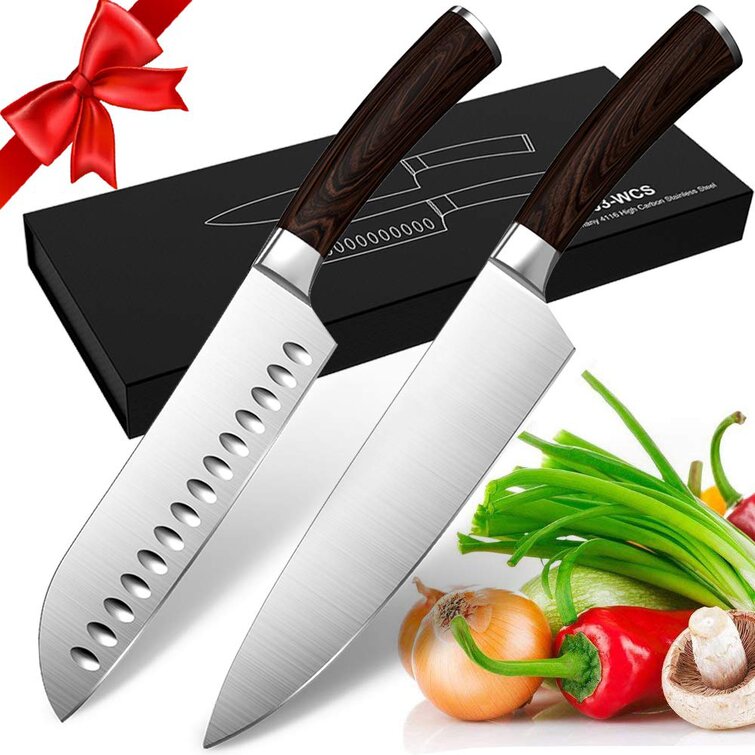 Barakah an-Najah on Instagram: 🔥German SMEG kitchen stainless steel knife  set RED Set includes: 🕊️Vegetable knife 3” x1 🕊️Utility knife 5” x1  🕊️Meat knife 5.9” x1 🕊️Santoku knife 7”x1 🕊️Bread knife 7.4”