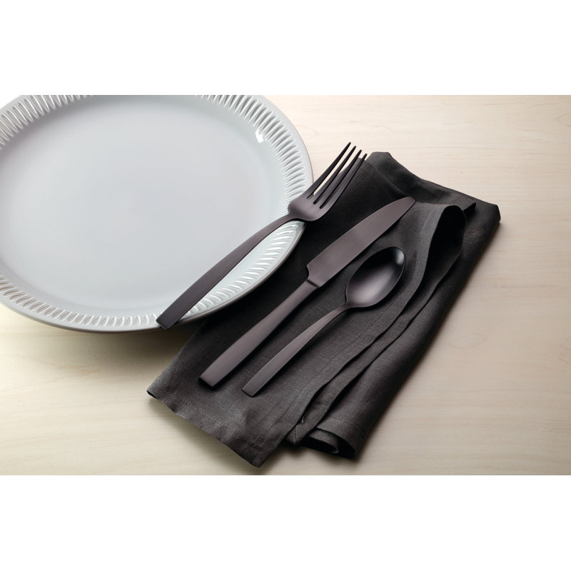 Hampton Forge Clearview Satin Black 20 Piece Set