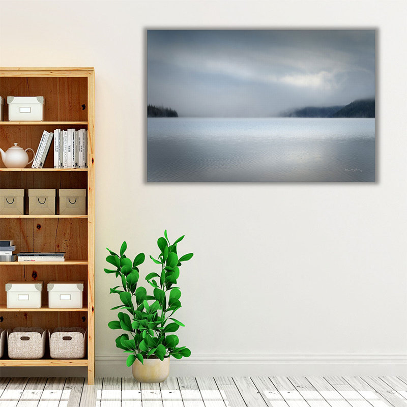 Lake Reflection Idaho - reproduction d'art sur toile, H 20 po x l 30 po