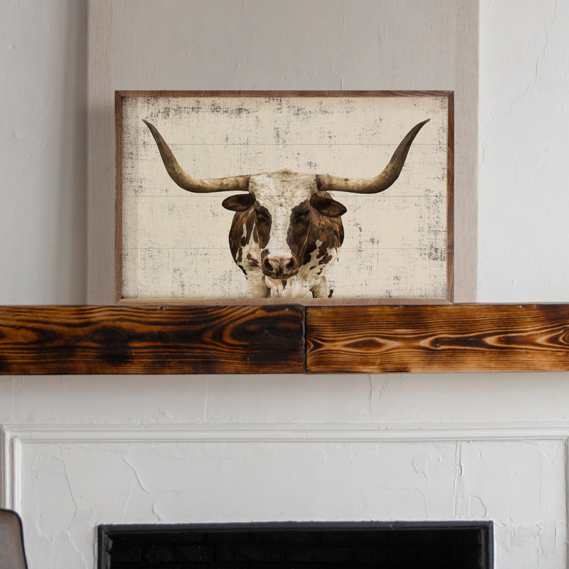" Longhorn ", 16" H  x 24" W  x  1" D