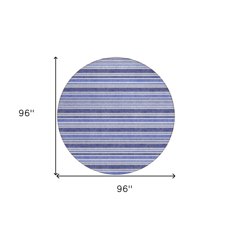 Tapis d'intérieur rond 8 po