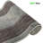 Soft Medium Pile Anti Slip Antibacterial Greek Bordered Gray Design Custom Size Long Rug Runner-417272803