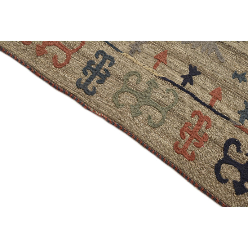 5 Ft Rectangle Perry Gray Brown Rug