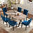 Rectangle Dining Set with Tufted Dining Chair-16201481-16201479