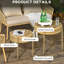 Table d'extérieur Awanda