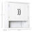 White 3 Bathroom Cabinet, With Adjustable Shelf And 2 Doors - Enhance Your Organization Over Toilet Storage Wall Cabinet , Doors, Efficient Solution
