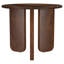 Table de bout ronde Columbo Brown (table incluse seulement)