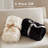 Ivory Ruched Fur Throw 50x60"-536559239