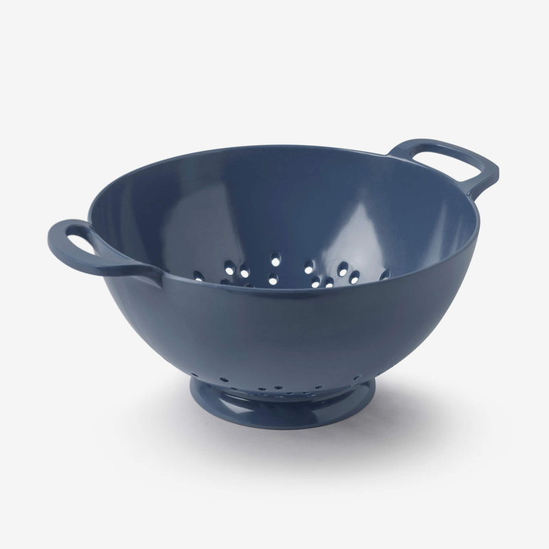 Premium Melamine Colander, 11cm H x  20cm W, Provence Blue