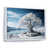 Cadre flottant blanc