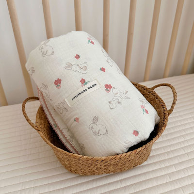 Cute Pattern Muslin Cotton Baby Blanket