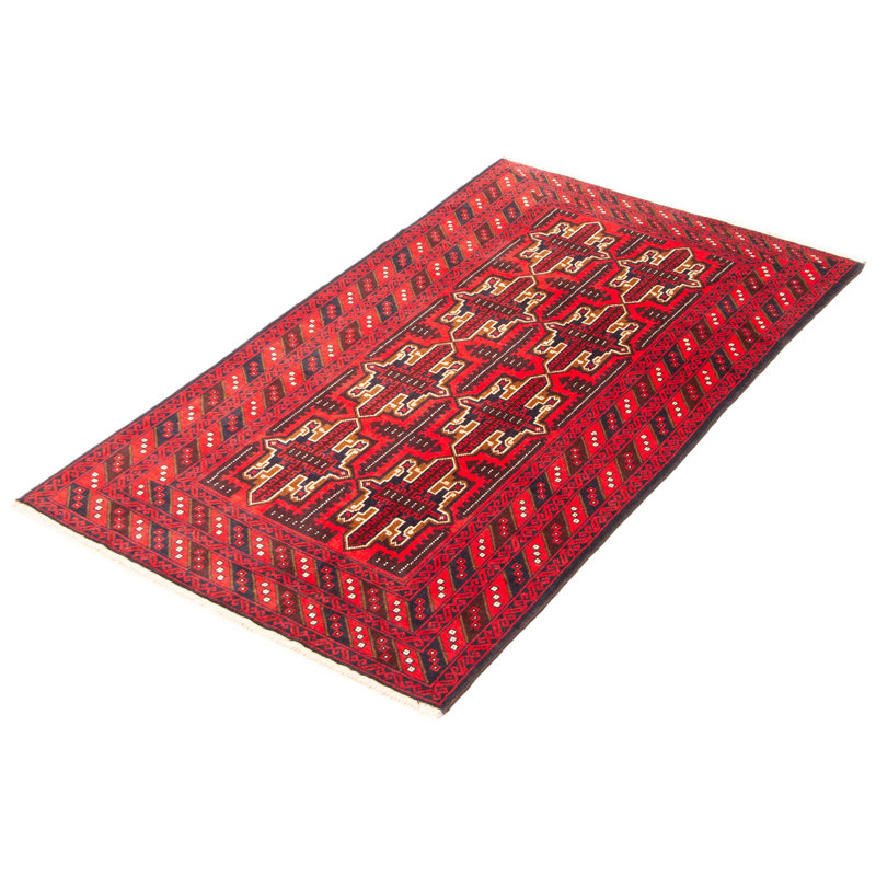 Teimani Red Rug 3'8" x 6'5"