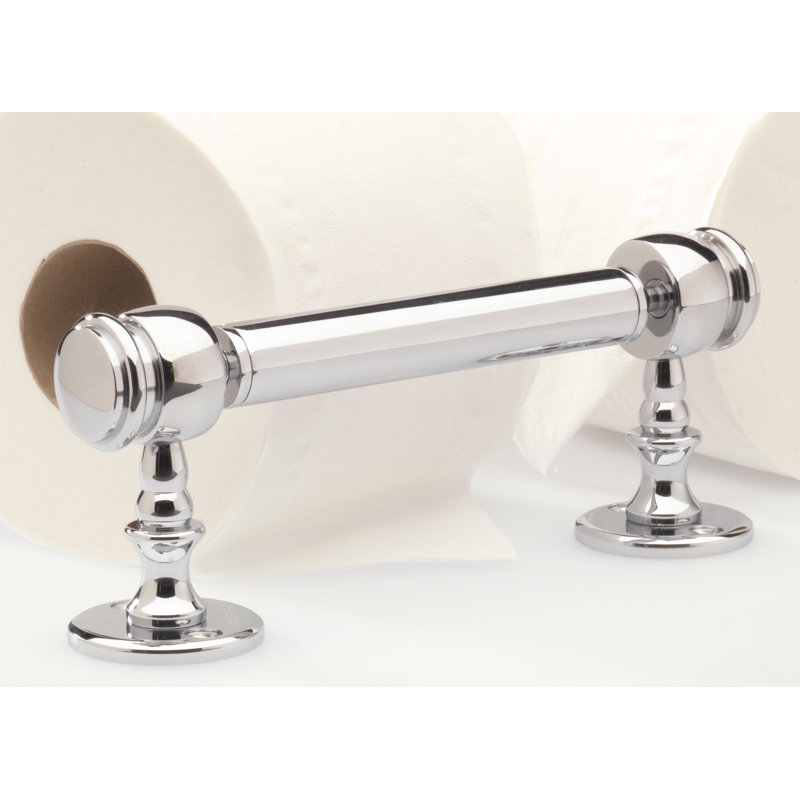 Wall-Mount Toilet Paper Holder, Polished Nickel