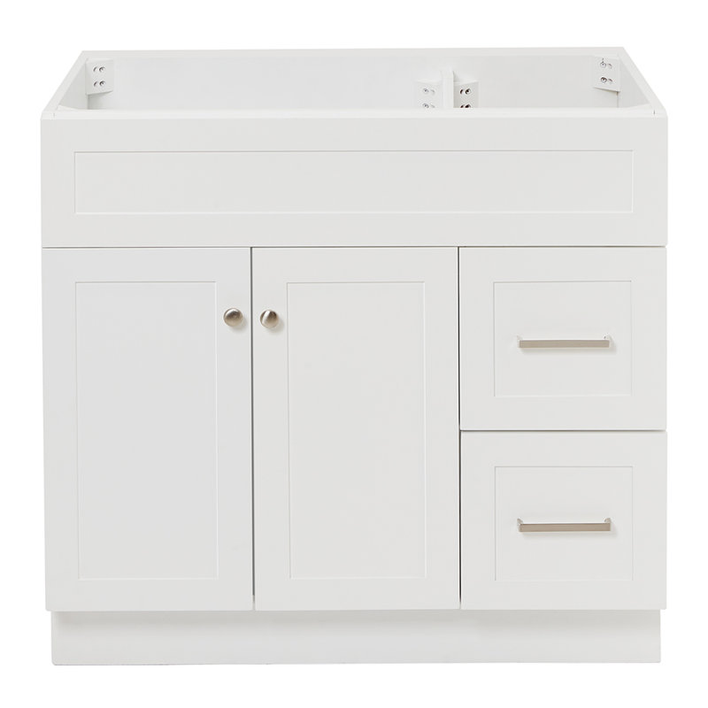 Paulla 36'' Single Bathroom Vanity Base Only, White