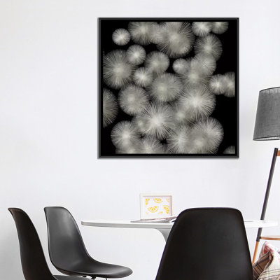 « silver soleil burst », impression sur toile tendue