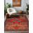 Strawbridge Colorful Moroccan Machine Printed Cotton Polyester Area Rug-1870434452