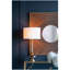 Lampe de table avec tambour en verre D15x29 "(assemblage de l'abat-jour requis)