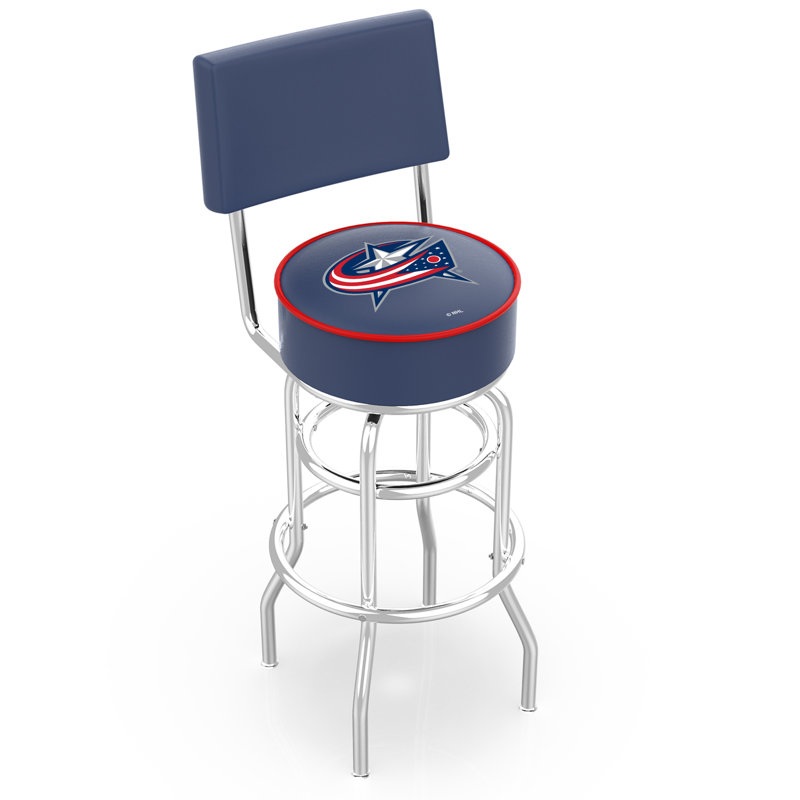 Tabouret de comptoir pivotant 25 po NHL, Columbus Blue Jackets