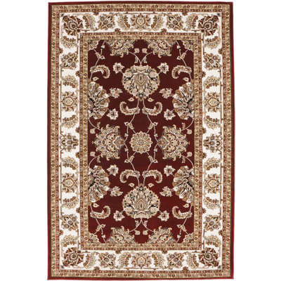 Tapis rouge traditionnel 4X6