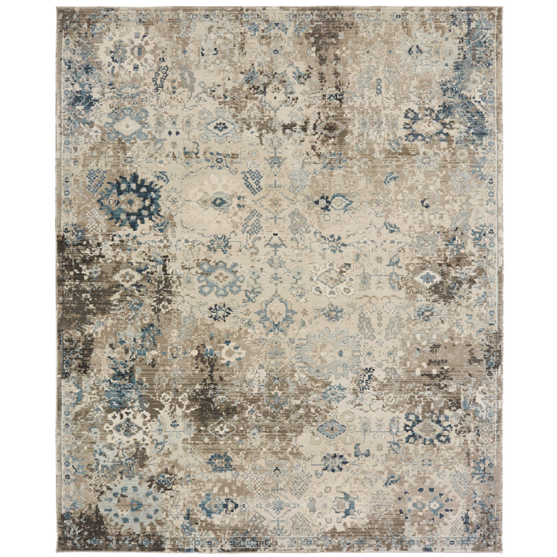 Tedford Abstract Indoor Rug, Rectangle 8'6" x 11'6"