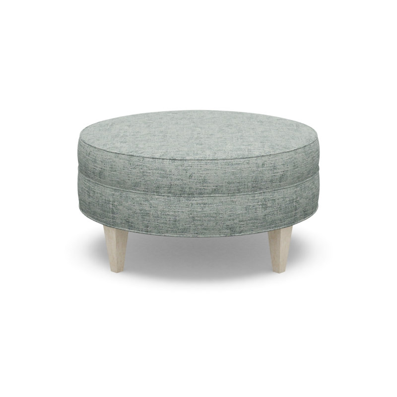Ottoman Shop Round Ottoman, 9637-49, Sandstone