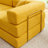 Modular Boneless Corduroy Reversible Sectional Sofa - 5-in-1 Convertible Sleeper, No-Assembly Grand King Bed-55331183