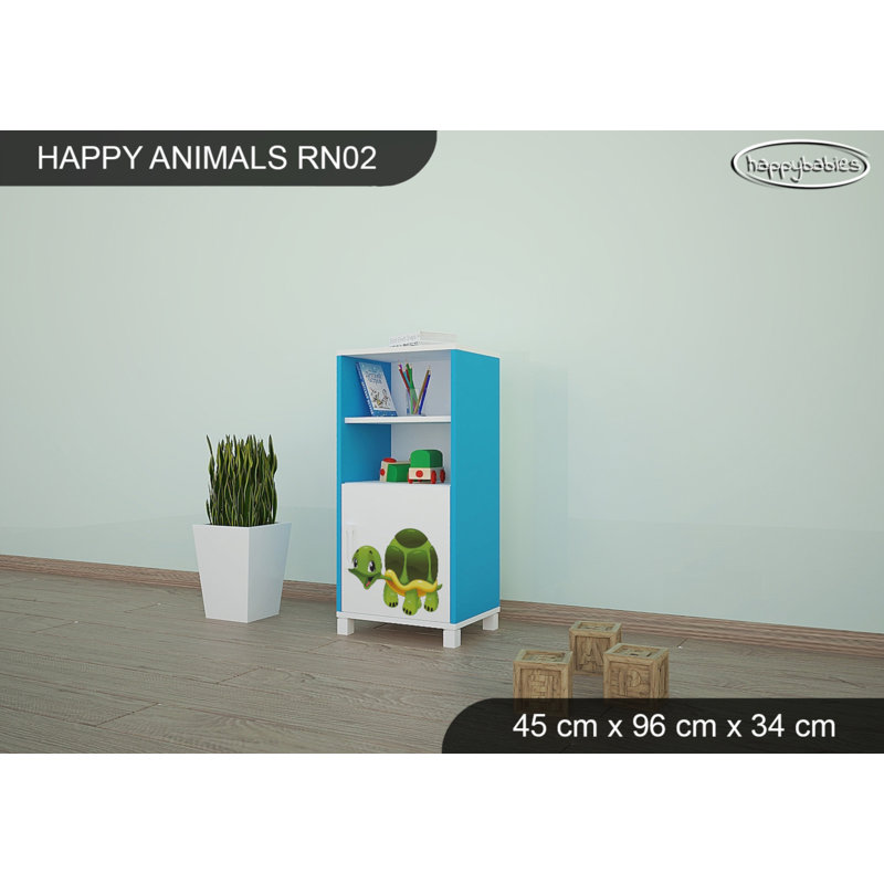 45cm W Animals Kids Cube, Blue