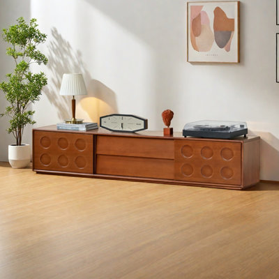 Modern Poplar Wood TV Stand by Hokku Designs