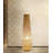 Japanese-style bamboo-woven solid wood floor lamp