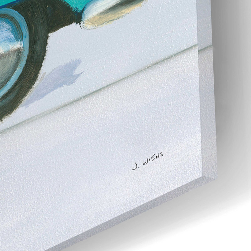 «Beach Ride X» par James Wiens, art mural en verre acrylique, H 12 po x l 16 po x P 0,13 po
