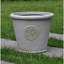 Rustic Style Rolled Rim Wide Vase Planter-87131650-87131649