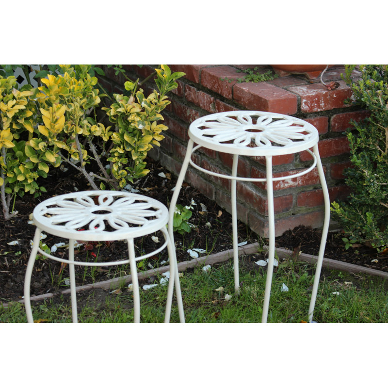 Support à plante Meatl (ensemble de 2), White